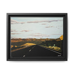 The Road to Taos Framed Canvas Art