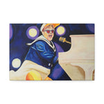 Rocket Quack. A Feathered Tribute to the King of Keys Canvas Stretched, 1.5''