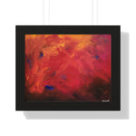 Red Hot Heart — Framed Art Print