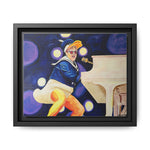 Rocket Quack. A Feathered Tribute to the King of Keys Framed Canvas