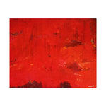 Flaming love. red abstract