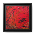 I WAS HERE - Framed Canvas Art