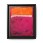 Crimson Orange Skies Framed Canvas Art