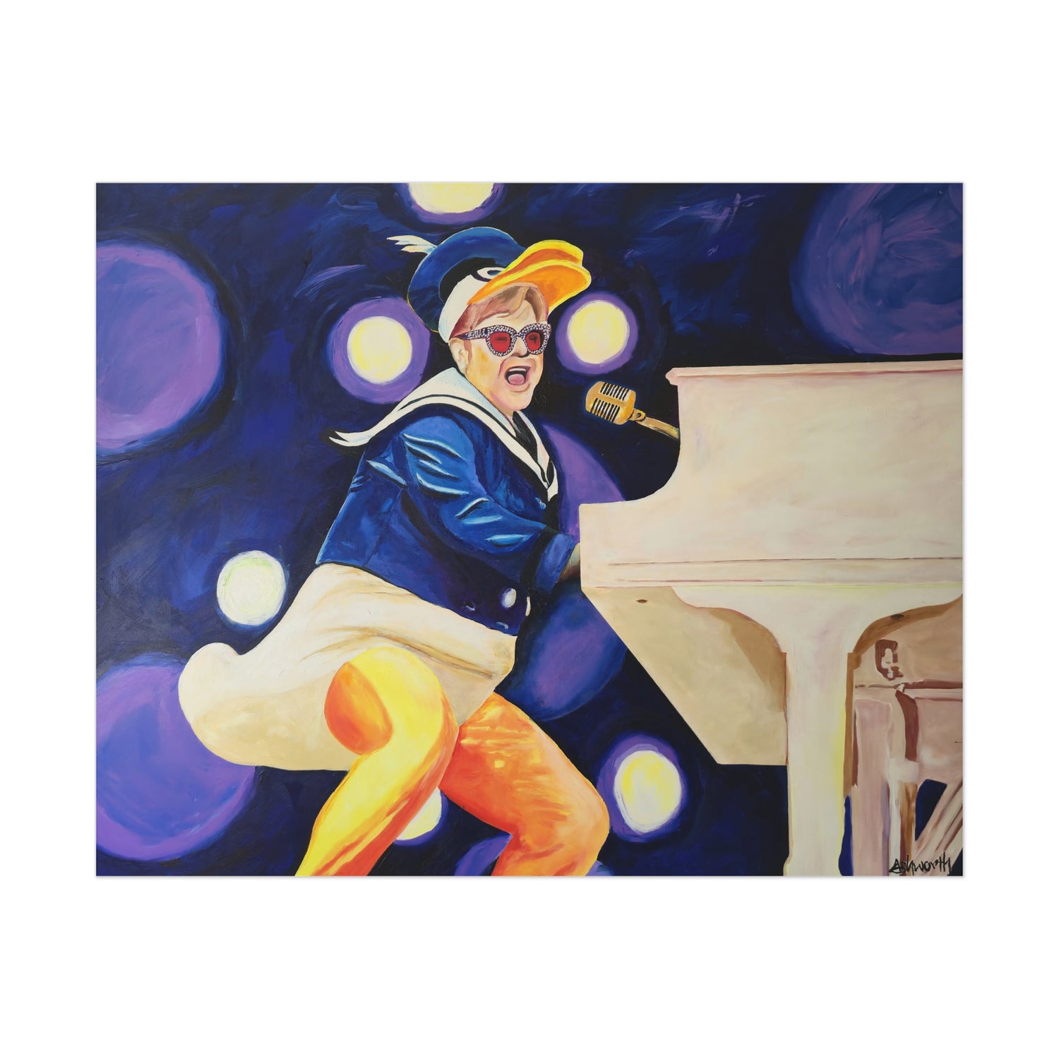 Rocket Quack. A Feathered Tribute to the King of Keys