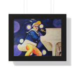 Rocket Quack. A Feathered Tribute to the King of Keys - Framed Poster