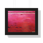 Ruby Red (Abstract) — Framed Art Print