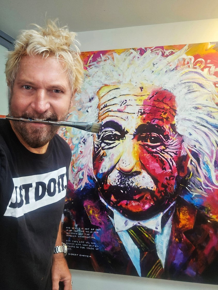 Albert einstein. Iconic genius