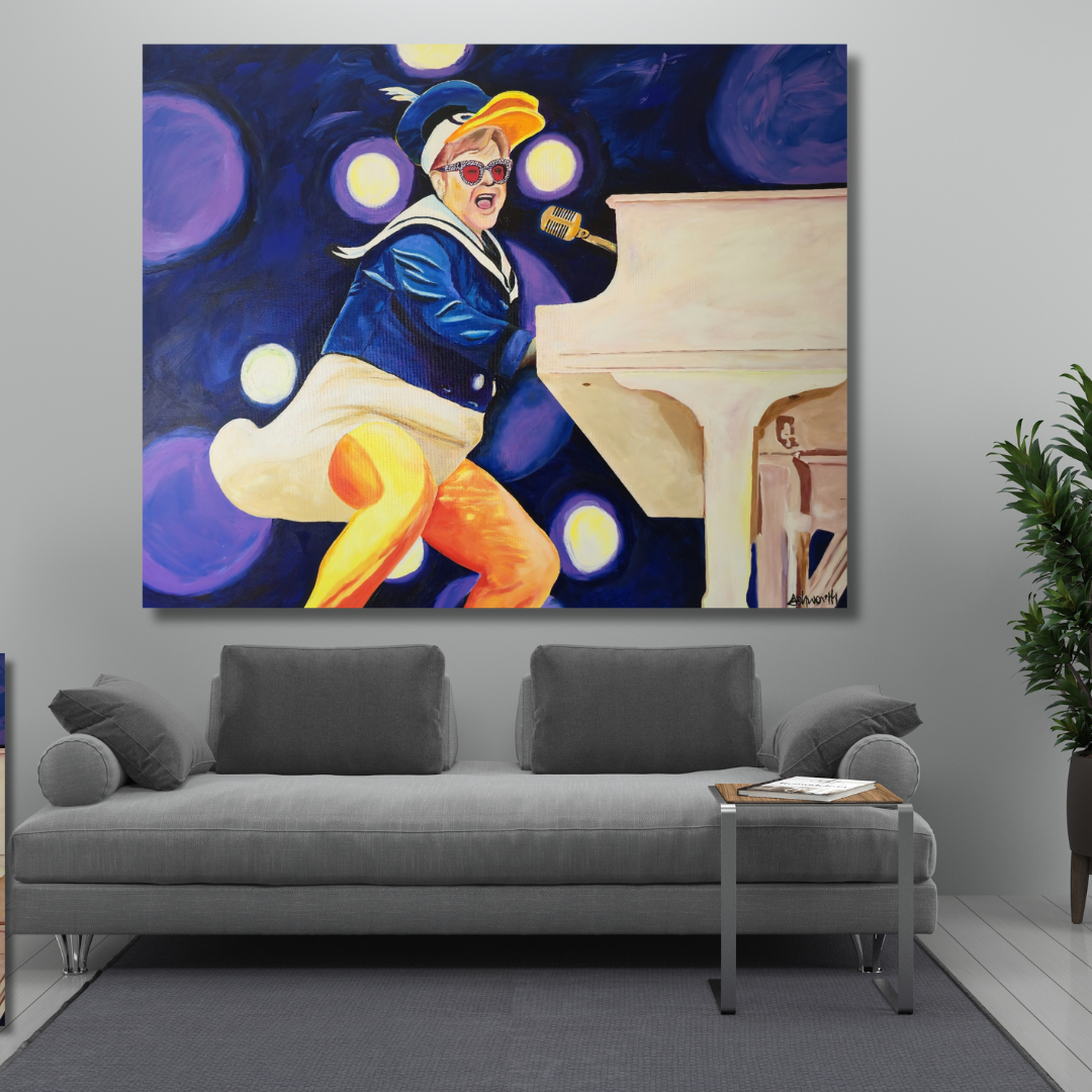 Rocket Quack. A Feathered Tribute to the King of Keys