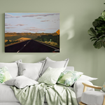 The road to santa fe - open spaces of the american west-print art