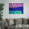 On the Lake Its Raining - Premium Matte Posters
