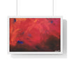 Abstract Red Horizontal Framed Poster | Modern Wall Art for Home Decor
