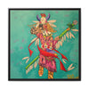 Shaman Spiritwalker Framed Canvas Art