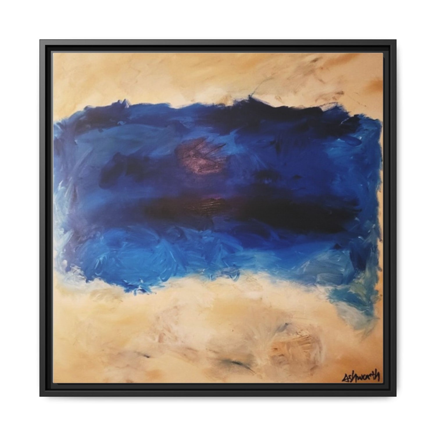 Beach Days 3 Framed Canvas Art