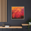Red Hot Heart Framed Canvas Art