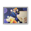 Rocket Quack. A Feathered Tribute to the King of Keys Framed Canvas