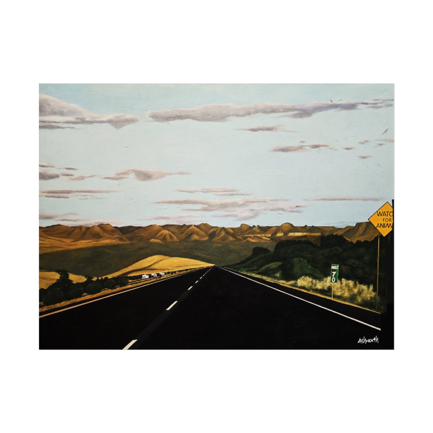 The Road to Taos - Premium Matte Posters