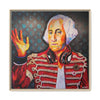 George Washington Rocks Framed Canvas Art