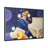 Rocket Quack. A Feathered Tribute to the King of Keys Framed Canvas
