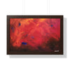 Red Hot Heart — Framed Art Print