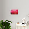 Ruby Red (Abstract) — Acrylic Print