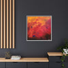 Red Hot Heart Framed Canvas Art