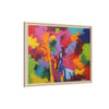 Eclipse of Gray (Gray Wolf Magnificence) Framed  Canvas Art