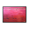 Ruby Red (Abstract) Framed Canvas Art