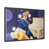 Rocket Quack. A Feathered Tribute to the King of Keys Framed Canvas