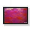 Crimson And Rose — Framed Art Print