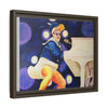 Rocket Quack. A Feathered Tribute to the King of Keys Framed Canvas