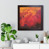 Red Hot Heart — Framed Art Print