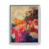 Ancient Marks (Abstract) Framed Canvas Art