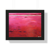 Ruby Red (Abstract)  — Framed Art Print
