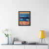 Seafoam And Sand Framed  Poster