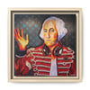 George Washington Rocks Framed Canvas Art