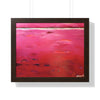 Ruby Red (Abstract)  — Framed Art Print