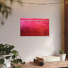 Ruby Red (Abstract) - Premium Matte Posters
