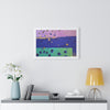 On the Lake Its Raining — Framed Art Print