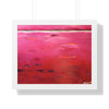 Ruby Red (Abstract)  — Framed Art Print