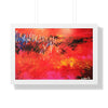 Where Fire Learned to Speak — Framed Art Print