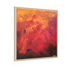 Red Hot Heart Framed Canvas Art
