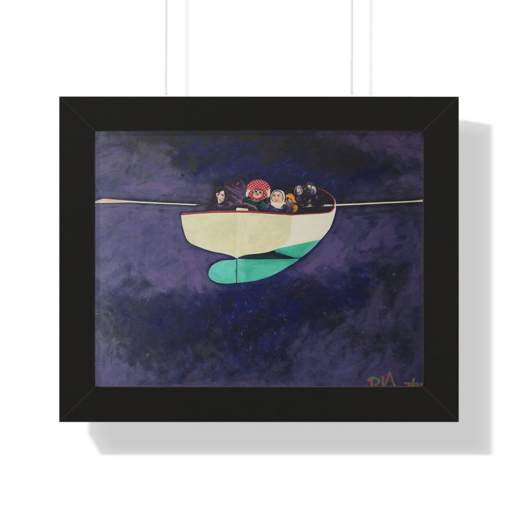 Voyagers Between Worlds (The Dream) — Framed Art Print
