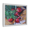 The Best People (Radishes) Framed Canvas Art