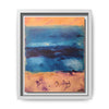SeaFoam and Sand Framed Canvas Art