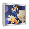 Rocket Quack. A Feathered Tribute to the King of Keys Framed Canvas