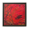 I WAS HERE - Framed Canvas Art