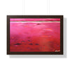 Ruby Red (Abstract)  — Framed Art Print