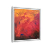 Red Hot Heart Framed Canvas Art