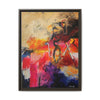 Ancient Marks (Abstract) Framed Canvas Art