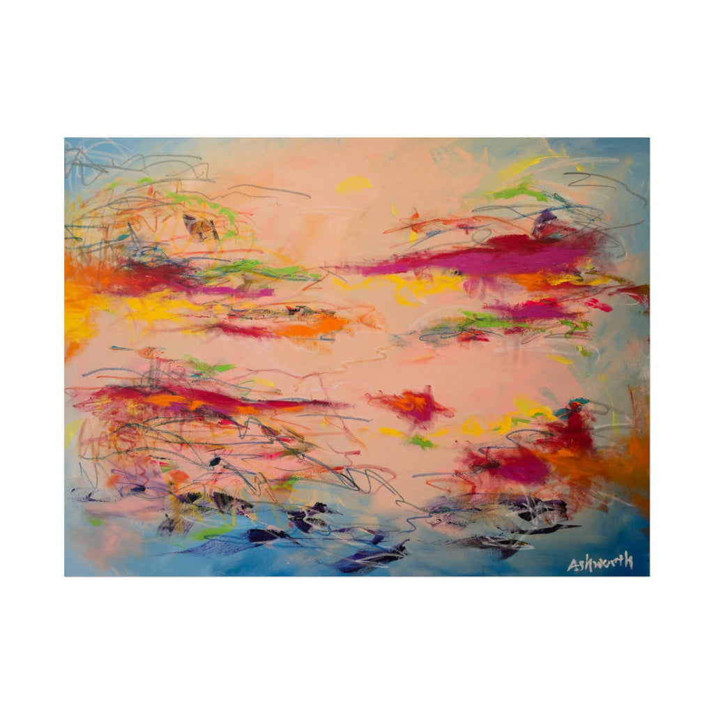 Joy in the Jumbles (Abstract) - Premium Matte Posters